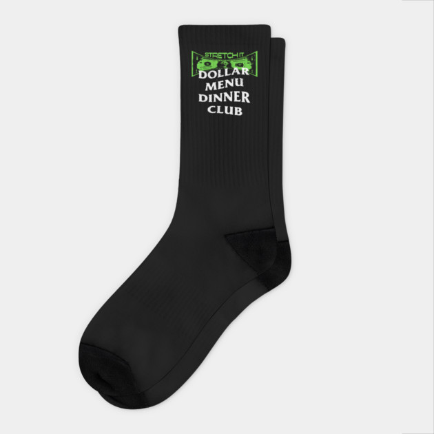 Dollar Menu Dinner Club Socks by rt-shirts