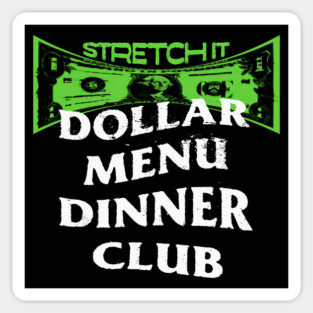 Dollar Menu Dinner Club Sticker