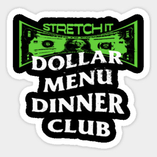 Dollar Menu Dinner Club Magnet