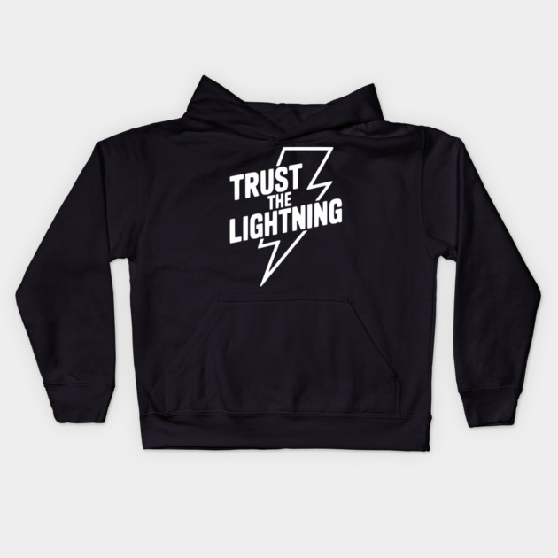 Trust the Lightning Kids Hoodie by Frank Ring