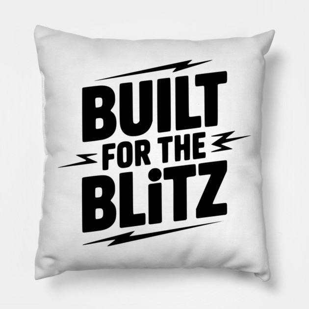 Built to Strike Pillow by Frank Ring