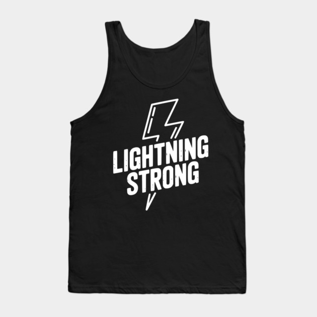Lightning Strong Tank Top by Frank Ring