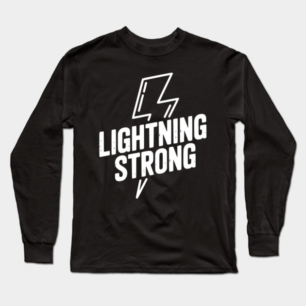 Lightning Strong Long Sleeve T-Shirt by Frank Ring