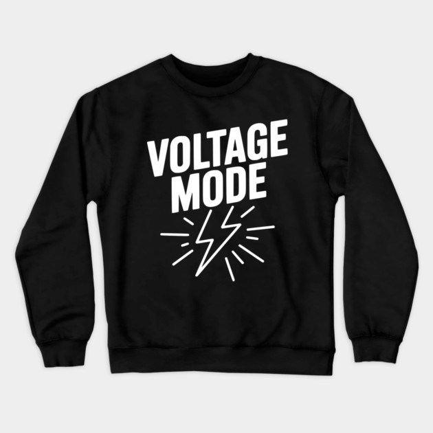 Voltage Mode Crewneck Sweatshirt by Frank Ring