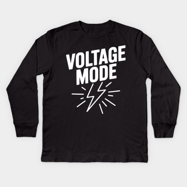 Voltage Mode Kids Long Sleeve T-Shirt by Frank Ring