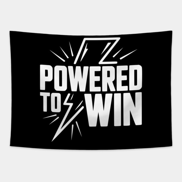 Powered to Win Tapestry by Frank Ring