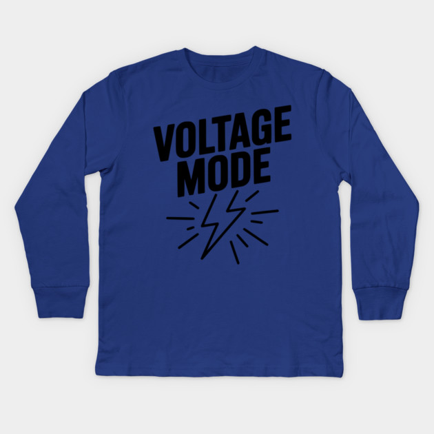 Voltage Mode Kids Long Sleeve T-Shirt by Frank Ring