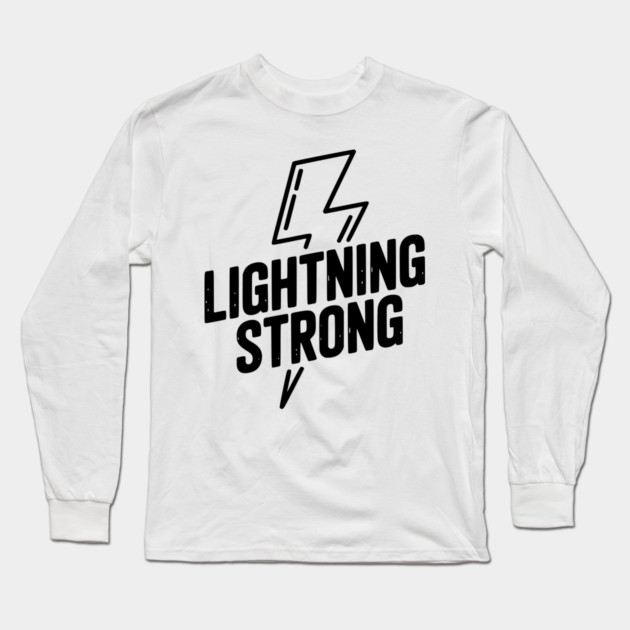 Lightning Strong Long Sleeve T-Shirt by Frank Ring