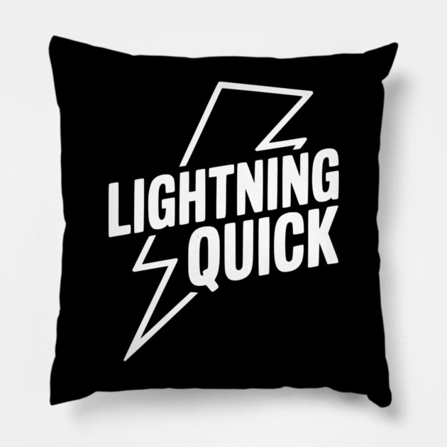 Lightning Quick Pillow by Frank Ring