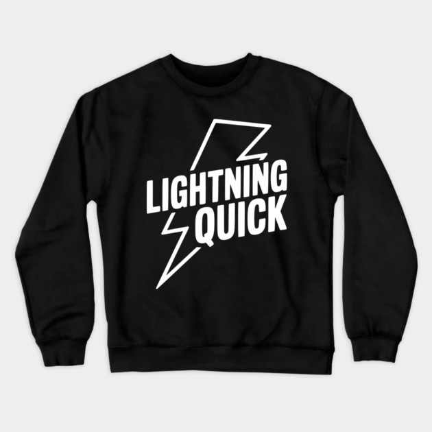 Lightning Quick Crewneck Sweatshirt by Frank Ring