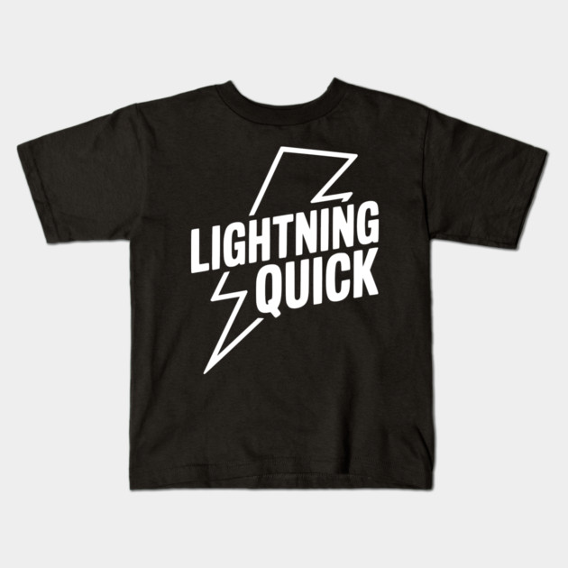 Lightning Quick Kids T-Shirt by Frank Ring