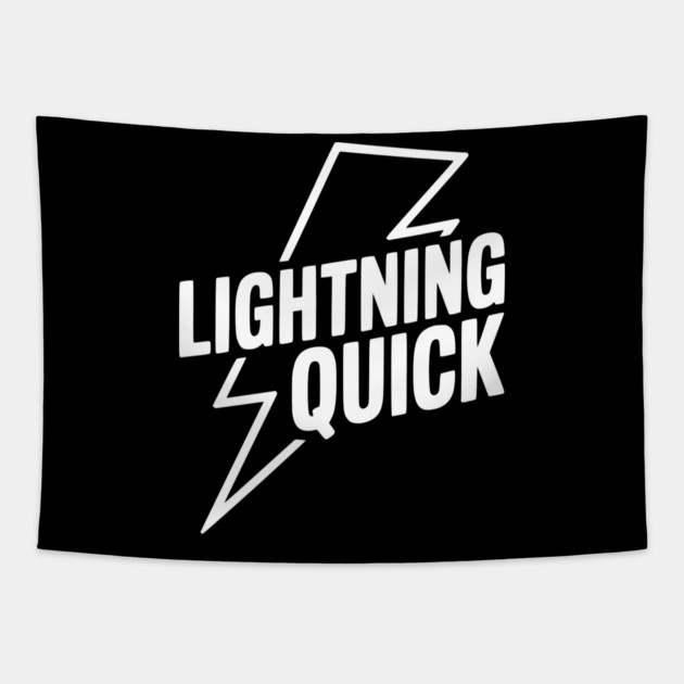 Lightning Quick Tapestry by Frank Ring
