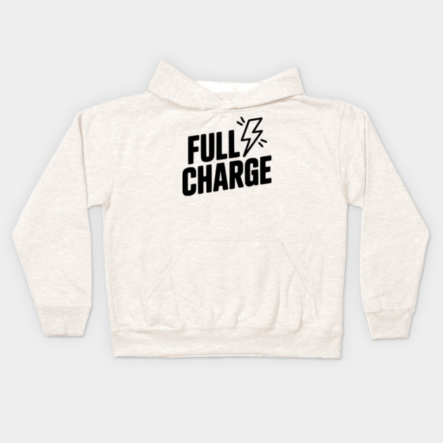 Full Charge Kids Hoodie by Frank Ring