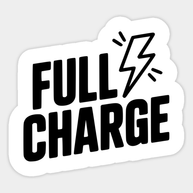 Full Charge Sticker by Frank Ring