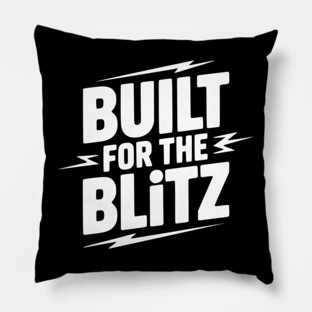 Built for the Blitz Pillow by Frank Ring