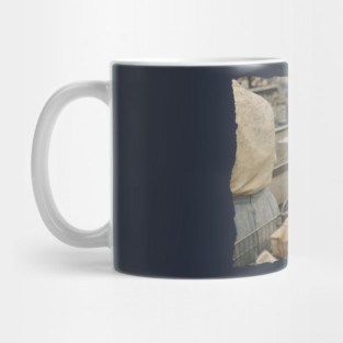Vintage Capybara Grocery Shopping Art for Animal Lovers Mug