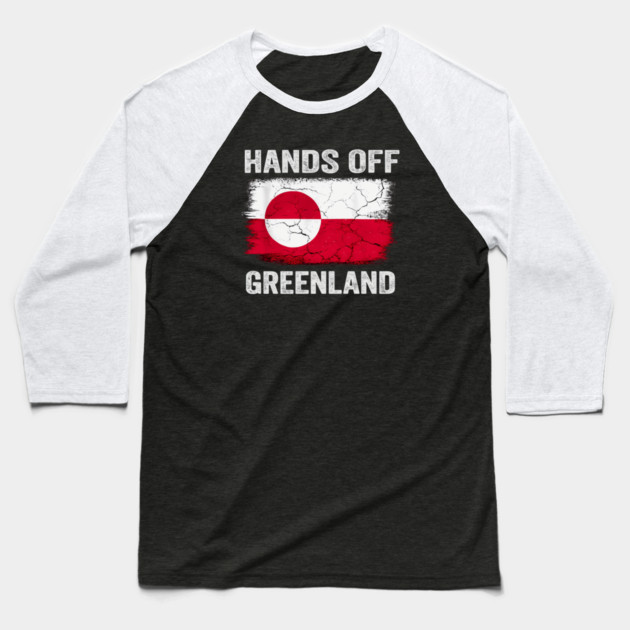 Hands Off Greenland! Baseball T-Shirt by Charles's Store 8