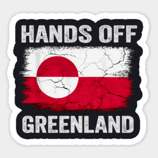 Hands Off Greenland! Sticker