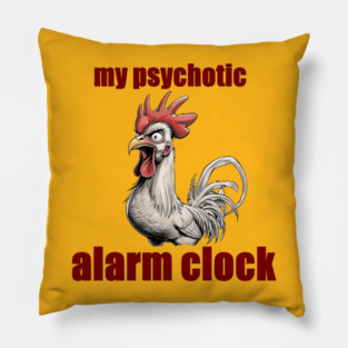 Psychotic Alarm Clock Pillow