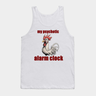 Psychotic Alarm Clock Tank Top