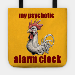 Psychotic Alarm Clock Tote