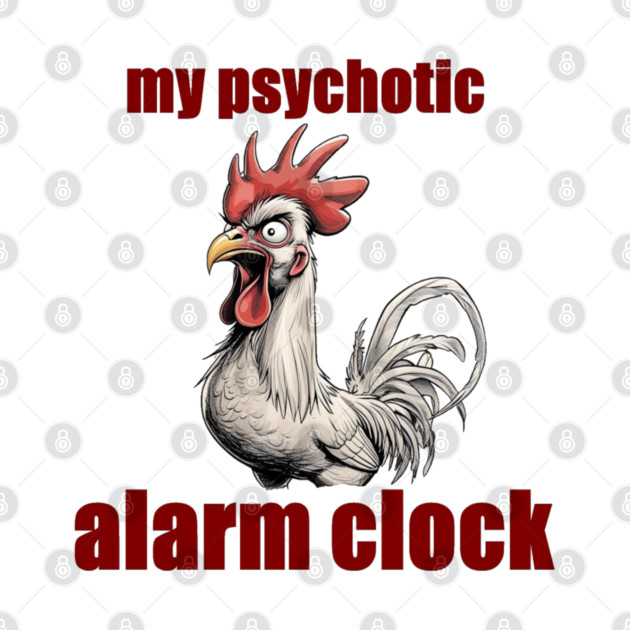 Psychotic Alarm Clock by faithfamilyhomedesigns