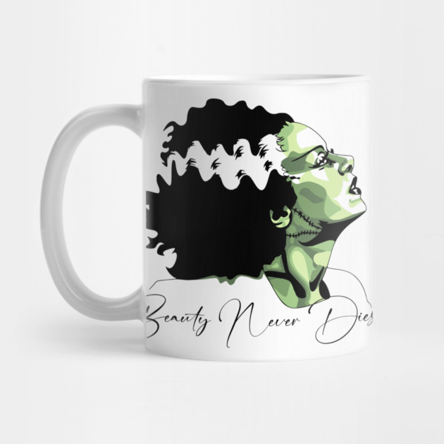 Bride of Frankenstein Beauty Never Dies Graphic by Luxinda