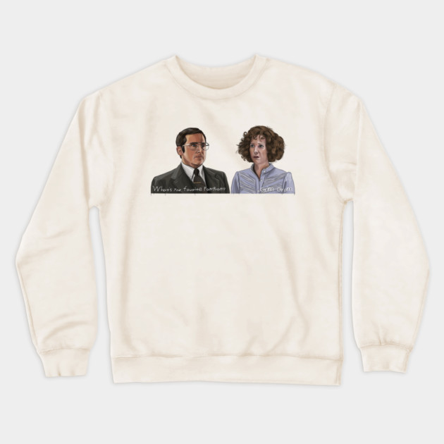 Anchorman 2: Grim Grom Crewneck Sweatshirt by 51Deesigns