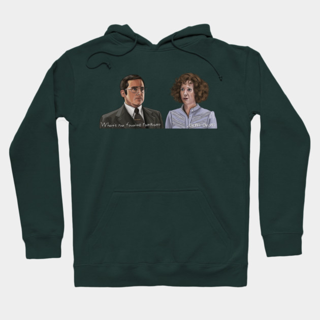 Anchorman 2: Grim Grom Hoodie by 51Deesigns
