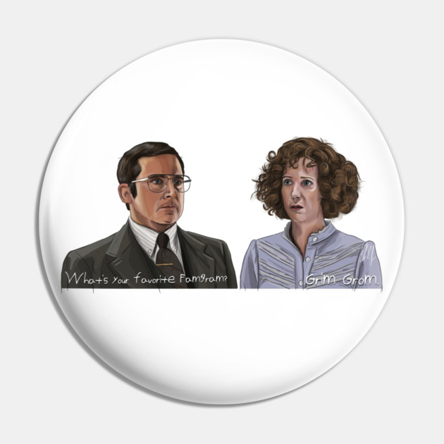 Anchorman 2: Grim Grom Pin by 51Deesigns