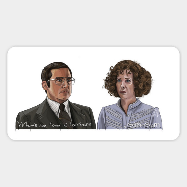 Anchorman 2: Grim Grom Magnet by 51Deesigns