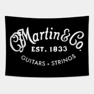Martins Guitars Logo Tapestry