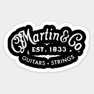 Martins Guitars Logo Sticker