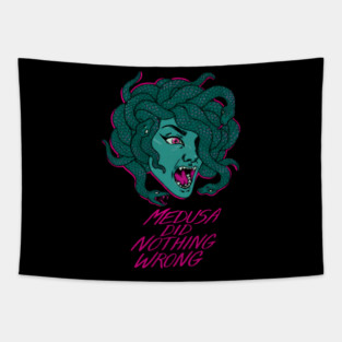 Medusa Did Nothing Wrong Tapestry