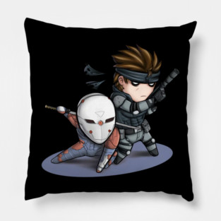 Mgs1 Fox And Snake Pillow