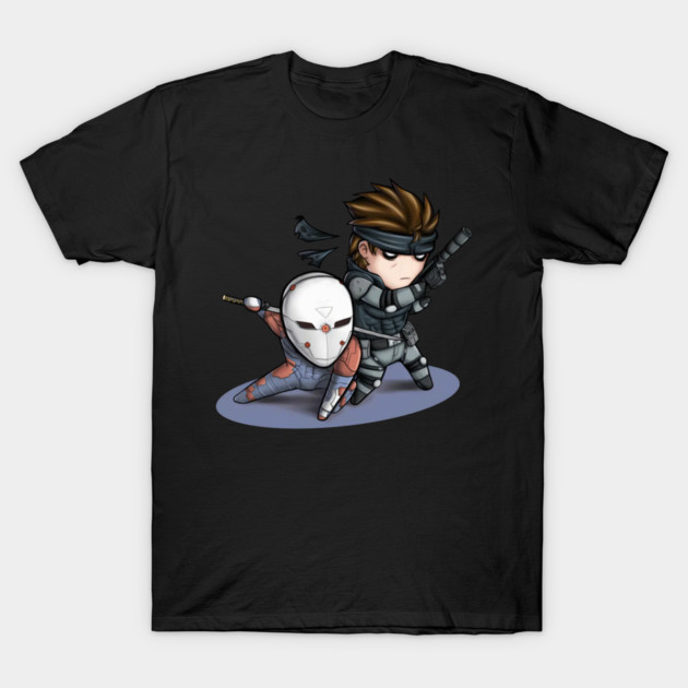 Mgs1 Fox And Snake T-Shirt by Ink Lines