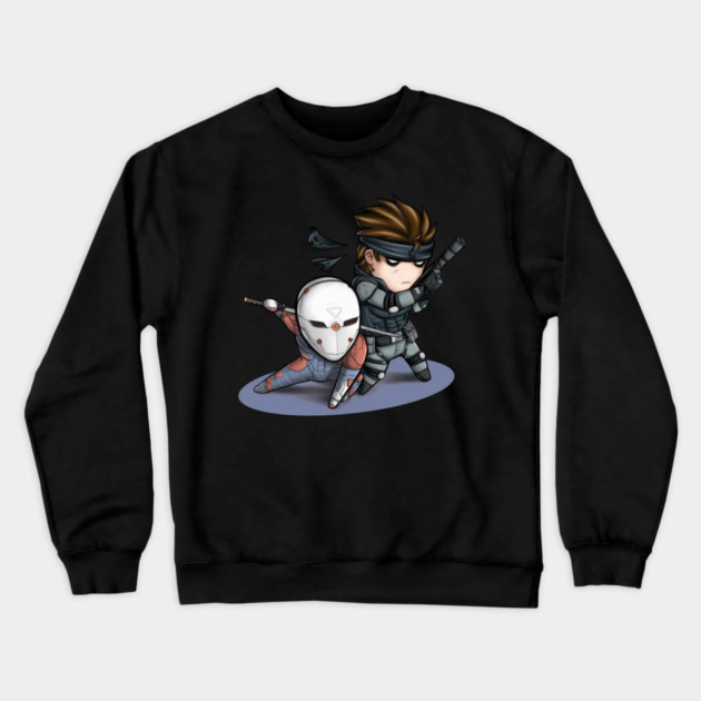 Mgs1 Fox And Snake Crewneck Sweatshirt by Ink Lines