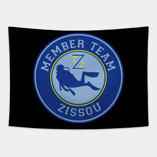 Member Team Zissou Tapestry by Ink Lines