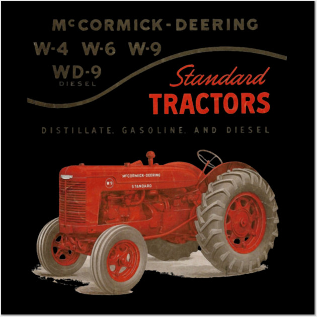 McCormick Deerings Tractors Wall Art by Ink Lines