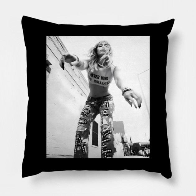 Mileys-Cyrus 1992 Pillow by Ink Lines