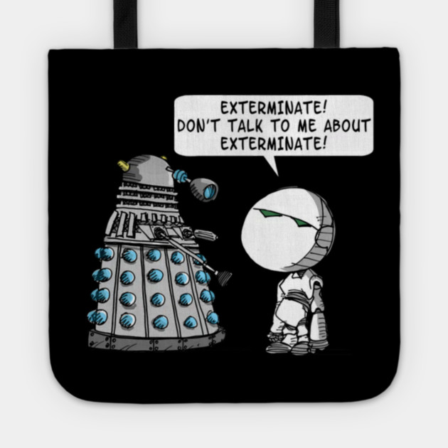 Marvins Meets Who Tote by Ink Lines