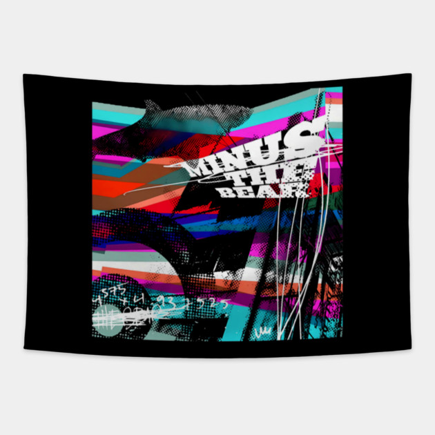 Minus The Bear Band Tapestry by Ink Lines