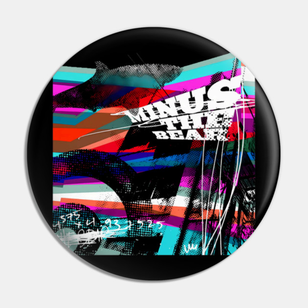 Minus The Bear Band Pin by Ink Lines
