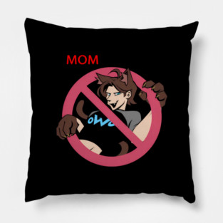 Mom-Against-Cat-Boys Pillow
