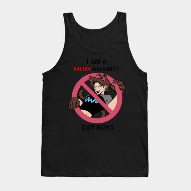 Mom-Against-Cat-Boys Tank Top by Ink Lines