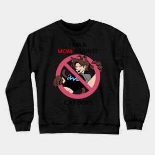 Mom-Against-Cat-Boys Crewneck Sweatshirt
