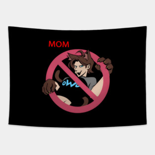 Mom-Against-Cat-Boys Tapestry