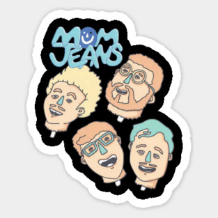 Mom Jeans Band Sticker