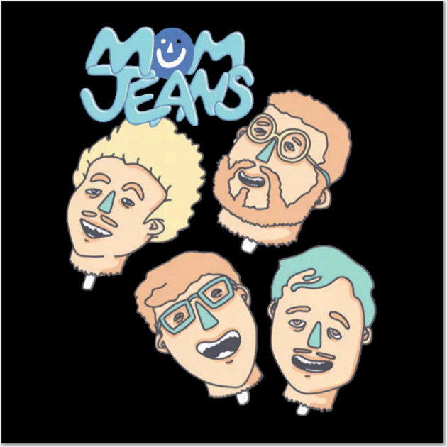Mom Jeans Band Wall Art by Ink Lines