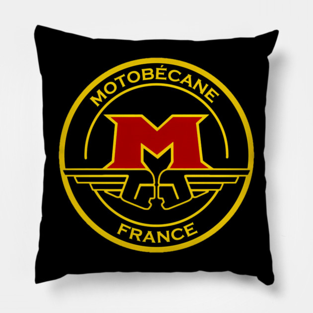 Motobecanes France Logo Pillow by Ink Lines